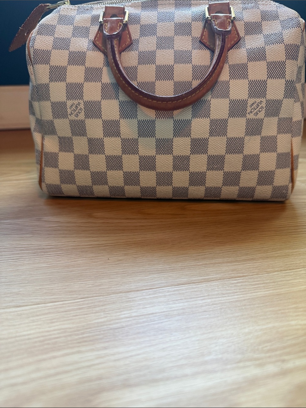 Louis Vuitton Damier Azure Speedy 25 with insert - Picture 2 of 8